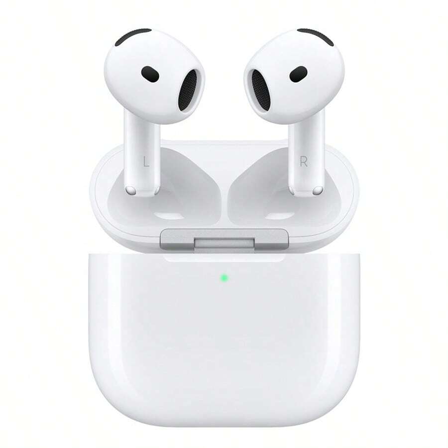 Apple AirPods 4 - 具有主动降噪功能的无线耳塞式蓝牙入耳式耳机 - 白色 - 查看 1