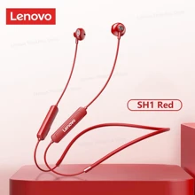 Lenovo SH1 Căști fără fir Bluetooth 5.0 IPX5 Impermeabile Bandă de gât Căști sport de lungă durată cu microfon Ambalaj chinezesc