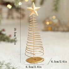 1 件金属装饰铁制五角星装饰件，北欧风格迷你桌面摆件（熨烫时可能会有轻微高温痕迹）