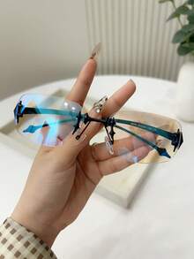 1 件男女通用多边形时尚眼镜个性化派对适合海滩、户外拍照 - 彩色 - 查看 10