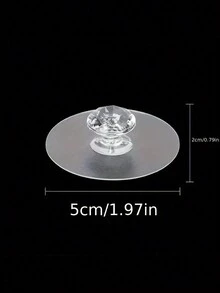 1/10/20 móc kéo ngăn kéo bằng acrylic tự dính, không cần khoan, tay nắm bằng nhựa hiện đại cho tủ quần áo, đồ nội thất, phụ kiện nhà vệ sinh - Trong sáng - Xem 4