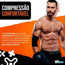 Sports Compression Elbow Brace Protector Tendonitis Epicondylitis Professional Adjustable Prevention Relief Orthopedic Bodybuilding Tennis Golfer - màu đen - Xem 3