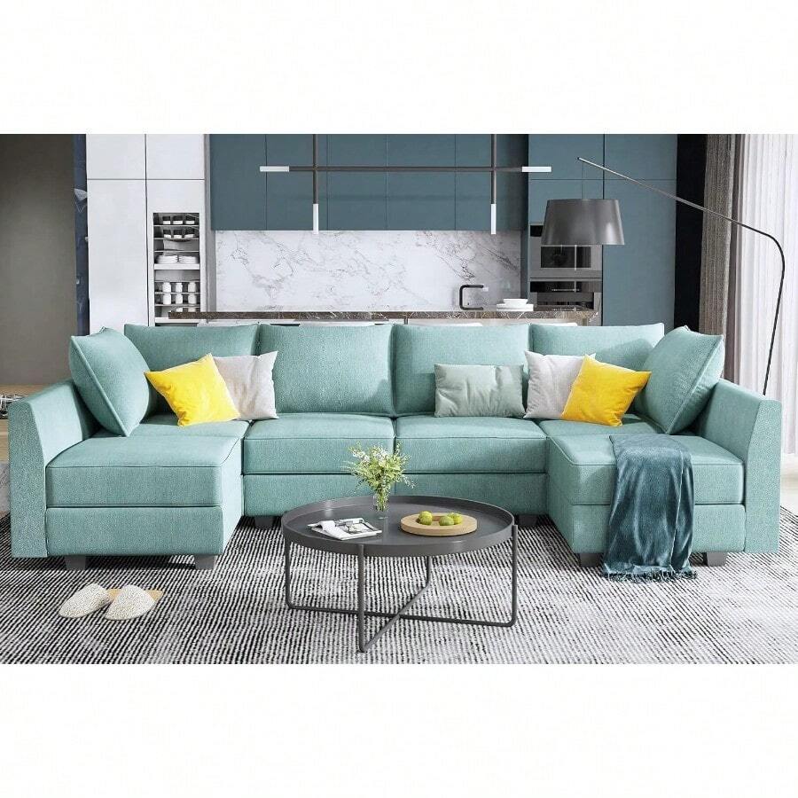 Modular Sectional Sofa U Shaped Sectional Modular Sofa With Storage
