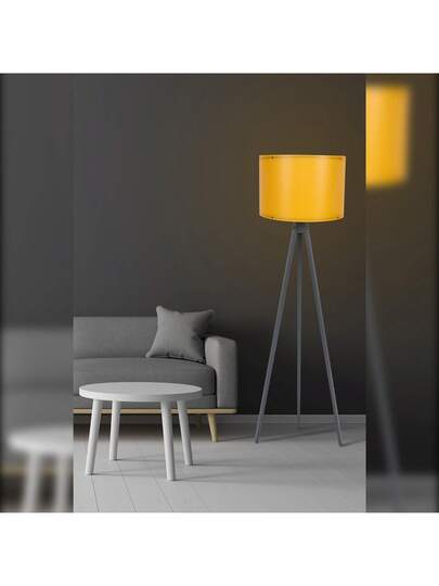 Well Home Vloer Lamp MDF Structure In Geel Grey. Free Shipping 24/48h view 3