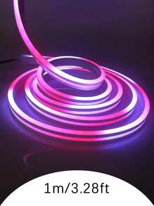 1 个霓虹灯 LED 灯带，适用于卧室、客厅、游戏室、派对装饰，配有 24 键遥控器，是圣诞节、生日、万圣节节日装饰的独特礼物 - 多色光 - 查看 13