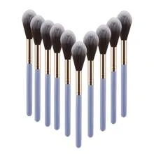 1/5/10 Perfect Blush Makeup Brushes Fluffy Super Soft Synthetic Bristles, Suitable For Cheeks, Blush, Super Soft Powder And Bronze Brushes, Professional Synthetic Bristles. - Multicolor - View 10