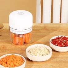 Electric Garlic Masher, Portable Mini Garlic Chopper, Garlic Blender, Household Electric Garlic Press, Wireless Garlic Mincer, Garlic Slicer, Portable & Compact Design, Easy To Use Kitchen Tool