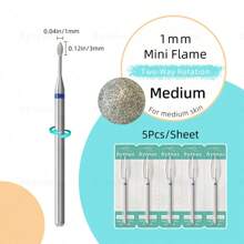 hytoos 5 mũi khoan móng tay kim cương, dụng cụ loại bỏ chai sần chuyên nghiệp, dụng cụ đẩy biểu bì, thích hợp cho tiệm làm móng và sử dụng tại nhà. - Nhiều màu - Xem 24