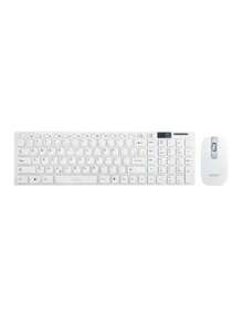 Wireless Keyboard And Mouse Kit With Bluetooth Receiver 2.4GHz Wireless For Computer PC Notebook Original Immediate Shipping - Multicolor - View 4