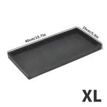 Mała silikonowa tacka łazienkowa, prostokątna do przechowywania mydła i gąbek, a także jako organizer do zlewu kuchennego na butelki z balsamem, perfumy, biżuterię, świece, klucze, drobne drobiazgi Najlepsze prezenty Dekoracja Tace urodzinowe Akcesoria kuchenne Dekoracja kuchenna Tace stołowe Taca na owoce Dekoracja tacy - Wielokolorowe - Zobacz 17