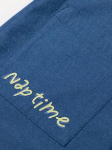 mini bala 户外连体服 男童宝宝 女童工作服 连体衣套装 2024 新款套装 - 藍色 - 查看 8