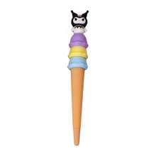 Sanrio 1pc/4pcs 4 Colors Ice Cream Gel Pen Highly Attractive Black Gel Pen 0.5 Student Stationery Prize