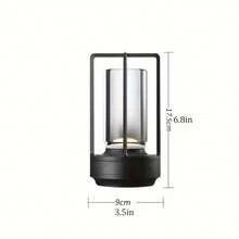 Đèn LED cảm ứng ba màu có thể sạc lại qua USB, đèn chiếu sáng trang trí xung quanh cho phòng khách, phòng ngủ, nhà hàng, quầy bar - Đèn bàn nghệ thuật hiện đại có - Một cỡ - Xem 10