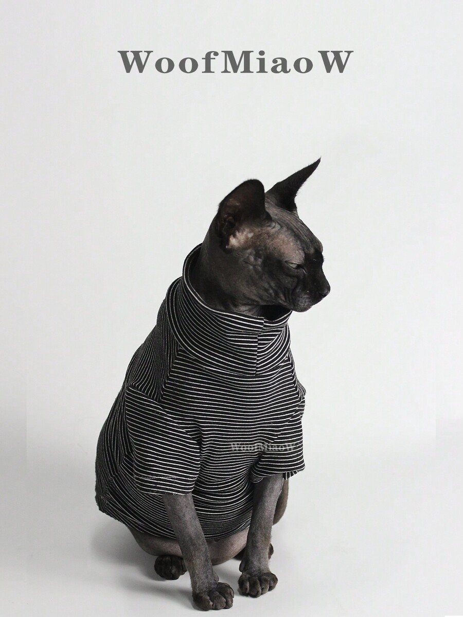 Sphynx Cat Fleece Base Layer Shirt, Soft And Comfortable For Cats And