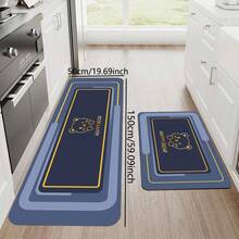 1 块节日圣诞地毯 - 防滑、易清洁、防污 - 非常适合舒适的客厅、卧室、厨房、办公室和节日家居装饰、房间装饰和圣诞装饰 - 彩色 - 查看 6