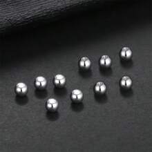 10 bucăți de schimb din oțel inoxidabil bile de rezervă 14 g 16 g cu zirconiu cubic Gem Labret Sprâncene Limbă Barbell Bar Atașamente Piercing