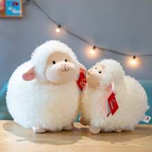 Nuevo y lindo juguete de peluche de oveja pequeña simulada, muñeco de trapo de oveja rizada, juguete de peluche, regalo de cumpleaños, almohada - Multicolor - Ver 4