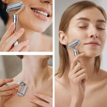 Hongbu ZHOU Stainless Steel Facial Massage Roller - Deep Tissue Massage Tool, Suitable For Face, Body And SPA Care - Acupressure Massager, Suitable For Hands, Feet, Neck, Thighs And Arms - Multicolor - View 9