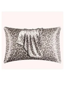 2pcs Leopard Print Pillowcase, Suitable For Hair And Skin, Envelope Closure Pillow Covers (Gold Leopard, Silver Leopard, Pink Leopard)