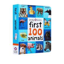 Lachilly First 100 Animals Board Book - English Early Learning Educational Picture Book Suitable For Children, Educational Vocabulary And Animal Recognition Book Suitable For Preschoolers And Toddlers Enlightenment Learning - Multicolor - View 3