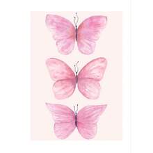 1pc Tranh vải canvas nơ màu hồng màu nước thời trang nghệ thuật treo tường quả cầu disco anh đào ngựa vằn áp phích in phòng cô gái học đường trang trí nhà không có khung - Nhiều màu - Xem 33