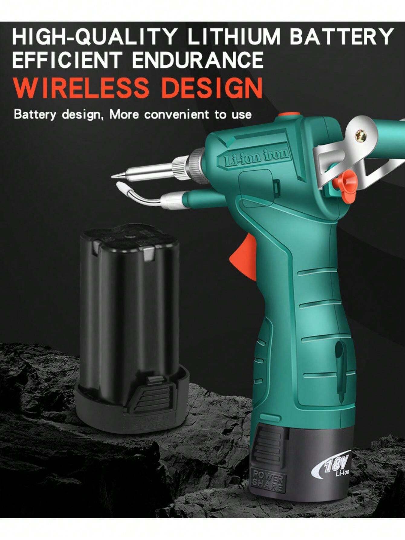 Manual Tin Gun Electric Soldering Iron External Heat Repair Spot