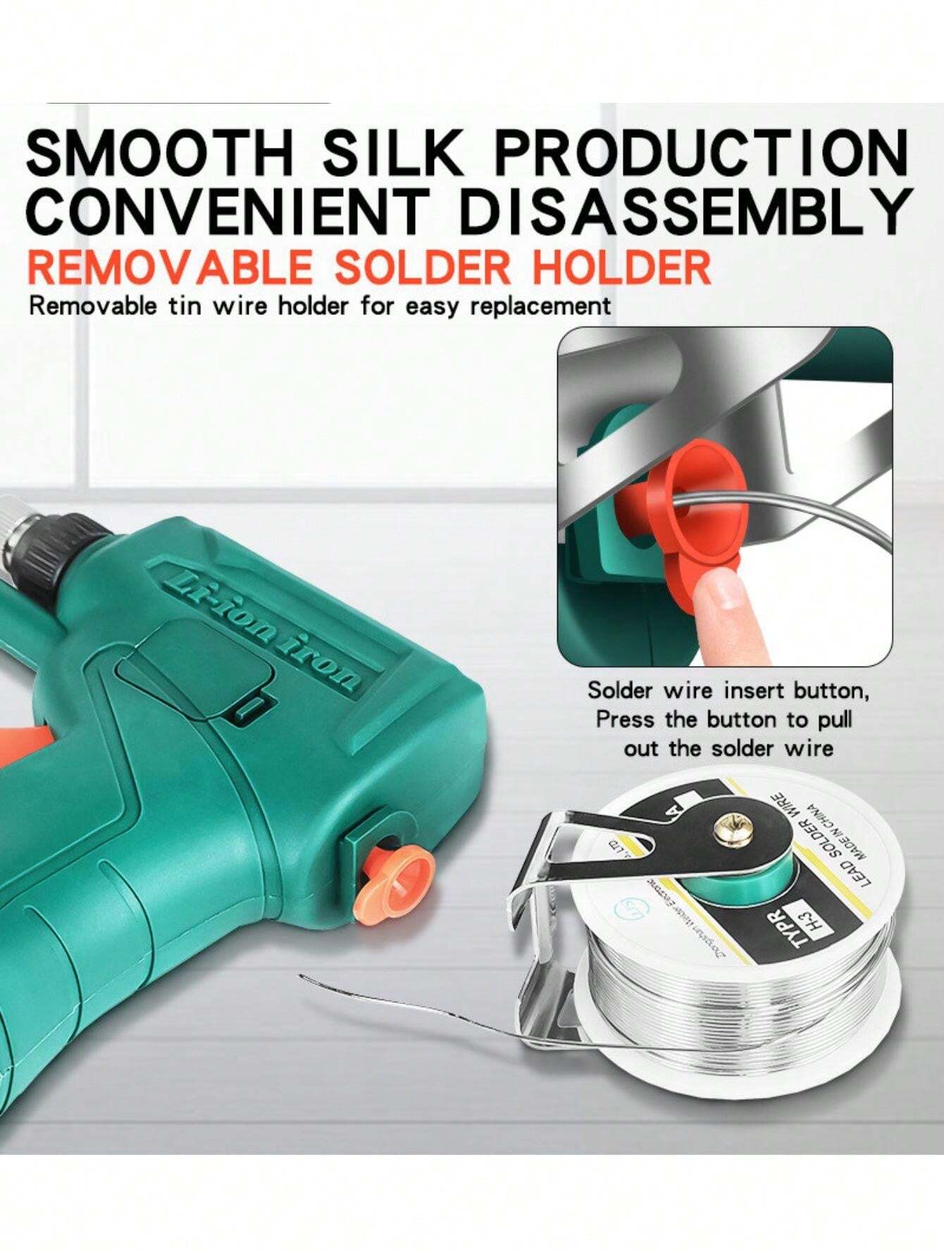 Manual Tin Gun Electric Soldering Iron External Heat Repair Spot