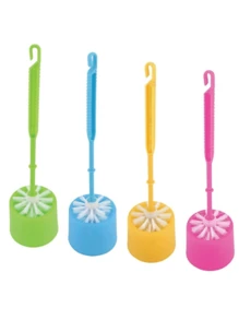 Toilet Brush Clean Bathroom Toilet Colorful With Pot - Nhiều màu - Xem 1