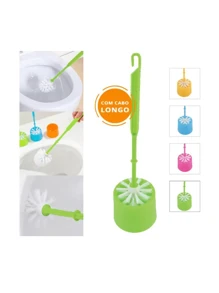 Toilet Brush Clean Bathroom Toilet Colorful With Pot - Nhiều màu - Xem 2