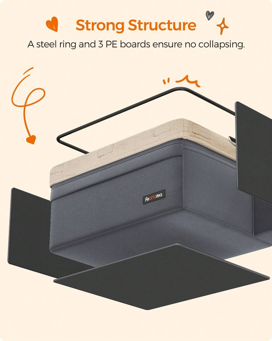 Feandrea Dog Car Seat, Pet Booster Seat For Small Dogs Up To 18 Lb