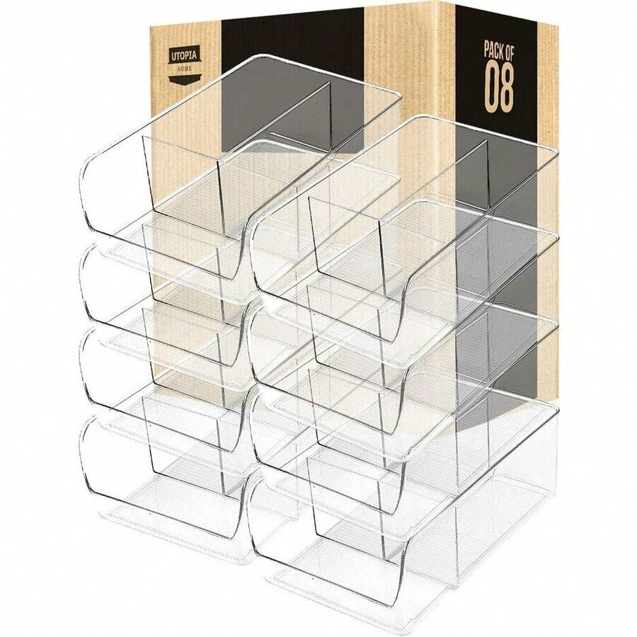 Fridge And Pantry Organizer 3 Divided Section For Food Packet Utopia