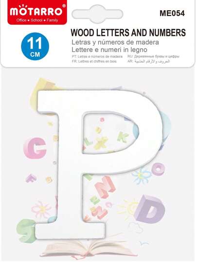 Wooden Letter "P" For Birthday Party Decoration Best Gifts