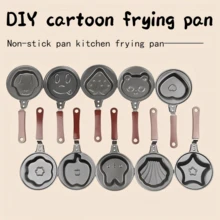 1 Sartén, 10 formas entre las que elegir, Set de sartén con dibujos animados DIY, Sartén antiadherente con forma de corazón creativa, Sartenes de diferentes formas, Sartén mini para el desayuno, Sartenes con diferentes estilos de dibujos animados, Utensilios de cocina, Set de sartenes antiadherentes, Sartén negra, Sartén para el hogar, Apta para el hogar, restaurante y DIY de cocina, Buenas herramientas de cocina