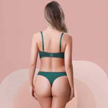 Z&D Women Sexy Lingerie Sets - Màu xanh lá cây đậm - Xem 3