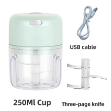 Electric Garlic Masher, Portable Mini Garlic Chopper, Garlic Blender, Household Electric Garlic Press, Wireless Garlic Mincer, Garlic Slicer, Portable & Compact Design, Easy To Use Kitchen Tool