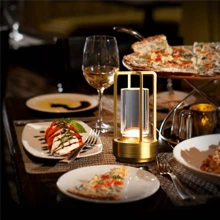 Đèn LED cảm ứng ba màu có thể sạc lại qua USB, đèn chiếu sáng trang trí xung quanh cho phòng khách, phòng ngủ, nhà hàng, quầy bar - Đèn bàn nghệ thuật hiện đại có - Một cỡ - Xem 8