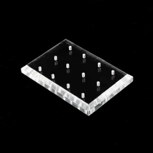 12 孔指甲钻头亚克力美甲展示板，适合展示或放置指甲钻头 - 彩色 - 查看 9