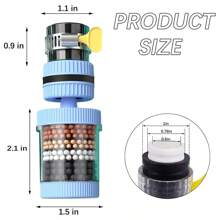 Faucet Installation Filter, Faucet Water Filter Purifier, Kitchen Faucet Filter, Activated Carbon Removal Of Chlorine, Fluorine, Heavy Metals,Filter Water,Water Filter, Waterfilter,Hard Water Suitable For Home Kitchens And Bathrooms