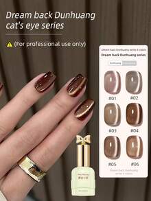 1 Chai 10ml Gel sơn móng tay mắt mèo màu cà phê caramel Maillard Thu/Đông, LED UV, sử dụng tại tiệm/tự làm - Nhiều màu - Xem 2