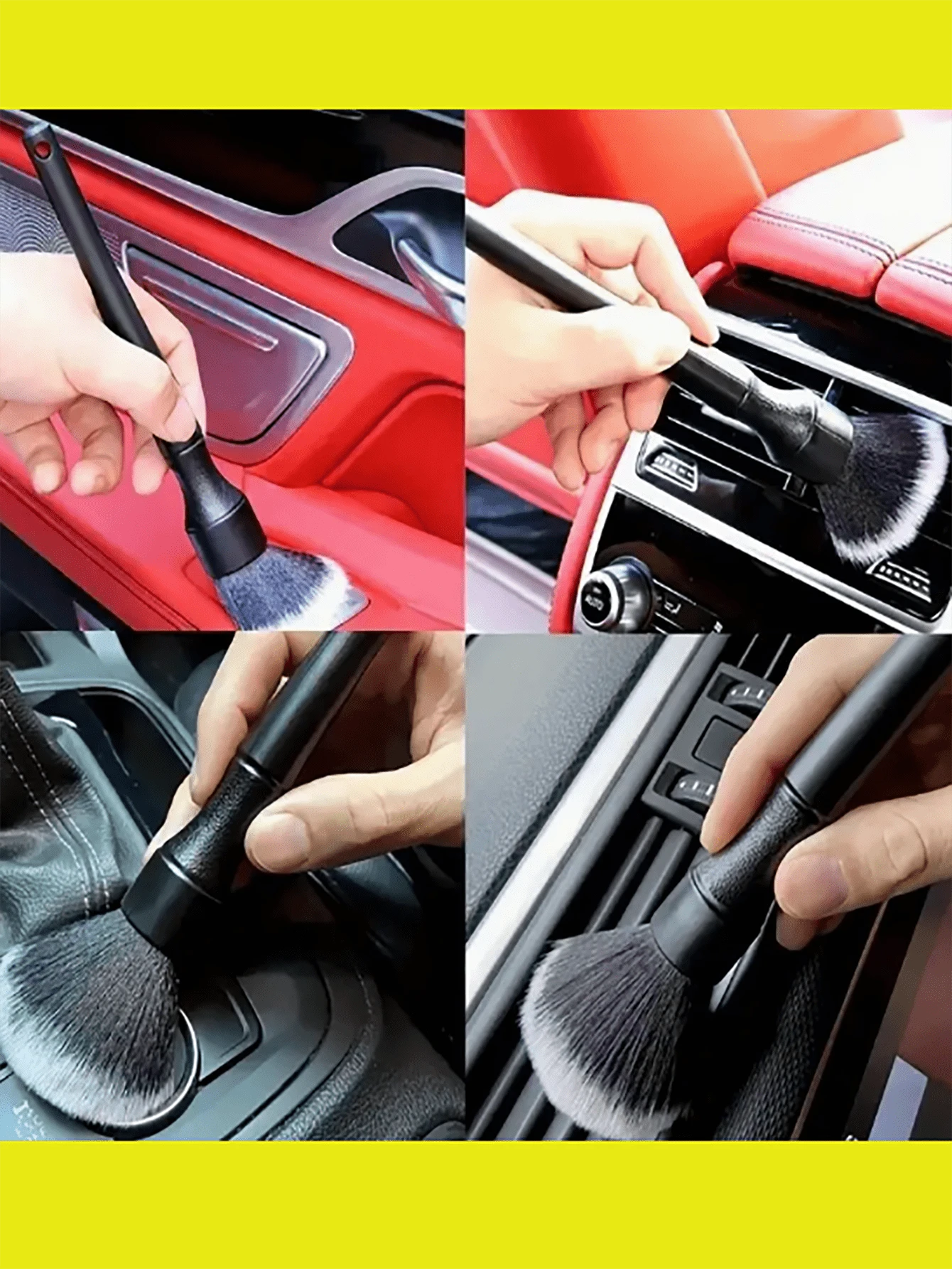 Car Interior Washing Tool Air Conditioner Air Outlet Cleaning Brush Car