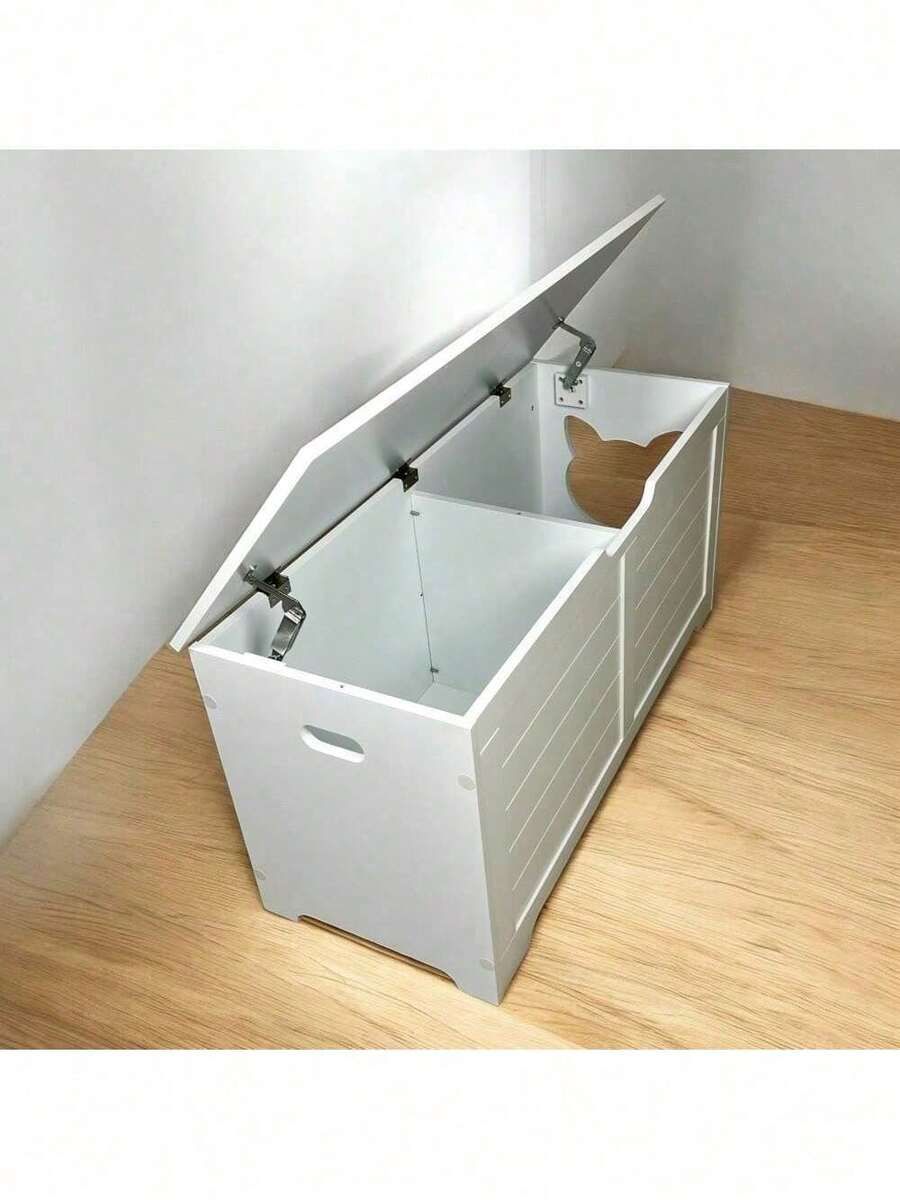 Cat Litter Box Enclosure Furniture, Cat Washroom, Hidden Litter Box