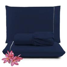 Sheet Sets With Pillowcases - 藏蓝色 - 查看 1