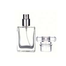 1/8pcs 30ml Glass Perfume Bottle Refillable Empty Transparent Travel Perfume Spray Atomizer Bottle, Perfume Mist Sprayer Bottle Atomizer Container With Spray Applicator
