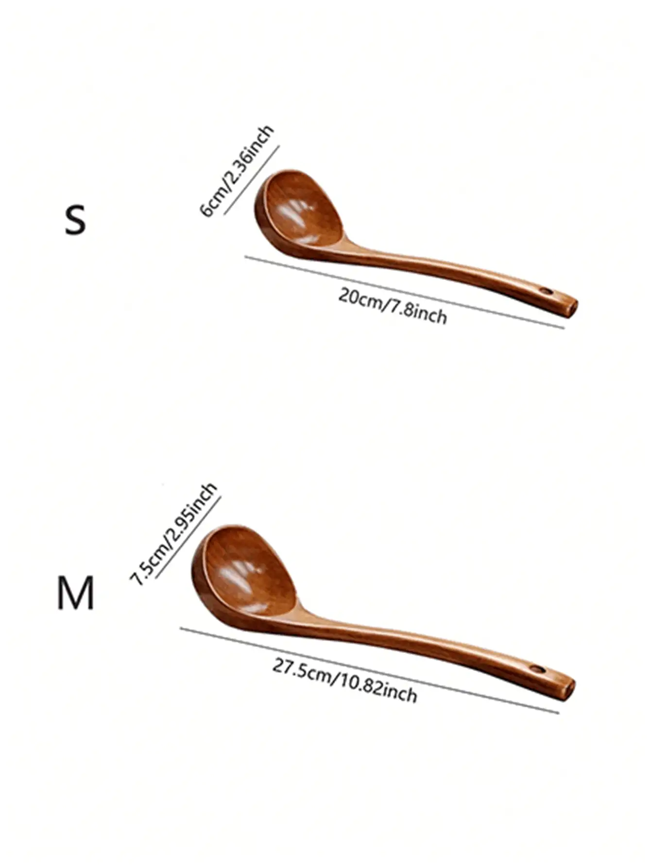 1 Stück Holzsuppen-Kelle, Holz-Porridge-Löffel mit langem Griff, handgefertigter Holzküchenlöffel, Holzrührlöffel für Zuhause, massiver Holzsuppen-Löffel, Holzlöffel, Suppenlöffel mit langem Griff für Kochtöpfe, zum Gebrauch von Holzlöffeln, Holzsuppen-Löffel mit langem Griff, für Gerichte, Reis, Salat, Küchenutensilien-Löffel, zum Kochen, Küche, Essen