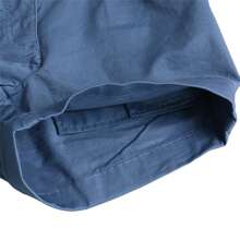 ETIREL 女士休闲纯色运动短裤，夏季百搭 - 藍色 - 查看 5