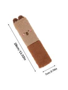 1件装汽车水豚护肩可爱卡通毛绒安全带套冬季舒适护肩套 - 均碼 - 查看 6