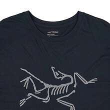 Arc'teryx Men's Ionic Merino Wool Logo Short Sleeve T-Shirt Black - 黑色 - 查看 3