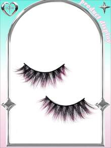 1 Cặp Lông Mi Giả Nhiều Màu 5D Volume, Lông Mi Giả Làm Từ Lông Chồn Mềm Mượt, Cong Lớn Kiểu Nga - Lông mi  mắt mèo - Xem 5