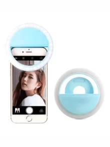 Luminous Ring For Cell Phone Flash Selfie Mini Ring Light Led Cell - 白色的 - 查看 9