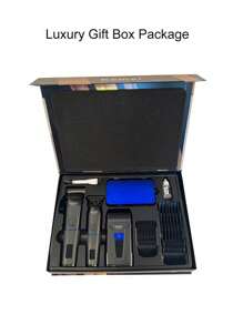 Kemei New 3pieces/Set Professional Hair Clipper USB Electric Hair Trimmer For Men's Care Grooming Set Shaver Rechargeable Beard Trimming Sculpting Clipper Men Daily Care Set For Home Use Bussiness Men Xmas Gift Near Year Gift For Men KM-2375
